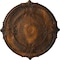 Ekena Millwork Attica Ceiling Medallion (Fits Canopies up to 3 3/4"), Hand-Painted Rust, 39 1/2"OD x 2 1/2"P CM39ATRUS - alternate 1